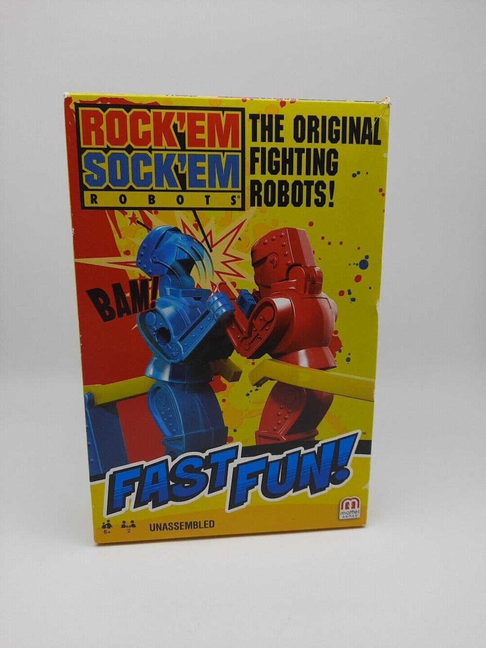 Rock 'Em Sock 'Em Robots Boxing Game for 2 Players Ages 6 Years and Older